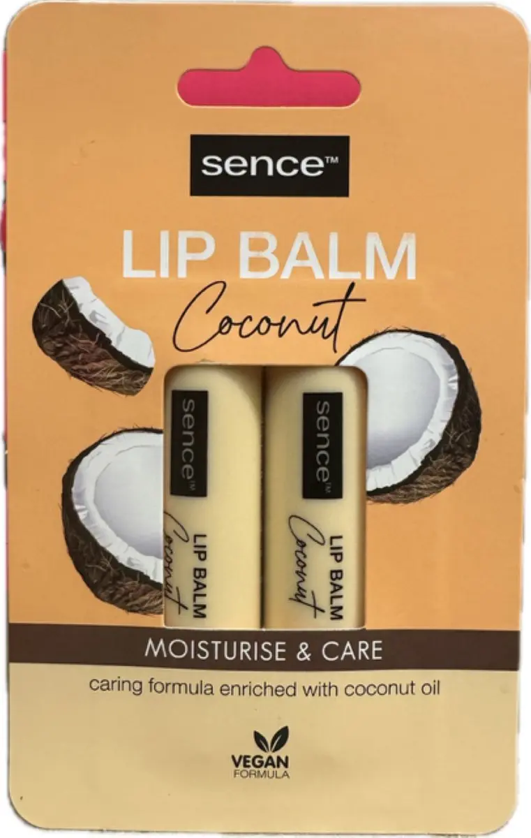 Sence Lippenbalsem Coconut 2 Stuks