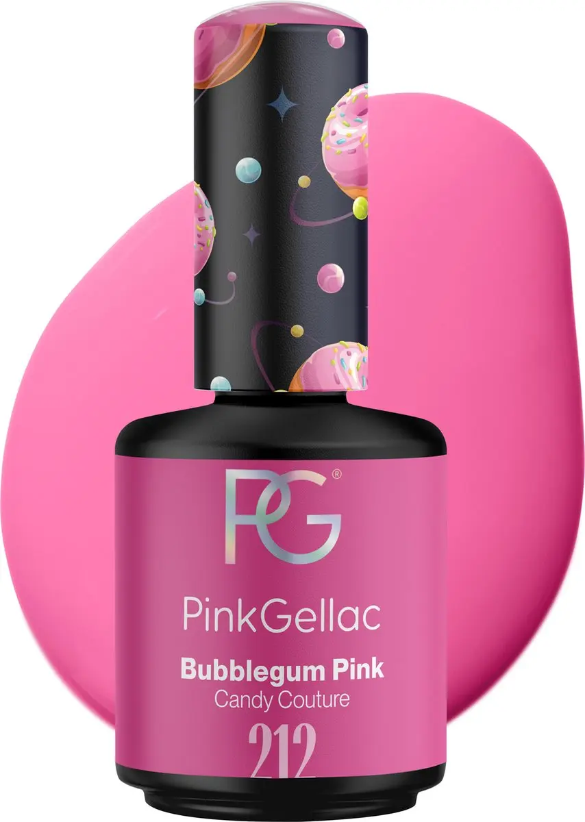 Pink Gellac Bubblegum Pink 212 Gellak 15ml