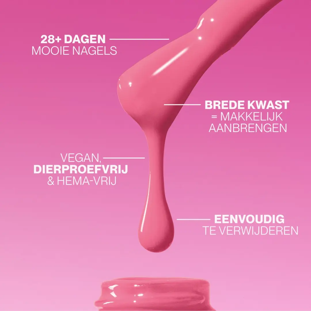 Pink Gellac Bubblegum Pink 212 Gellak 15ml