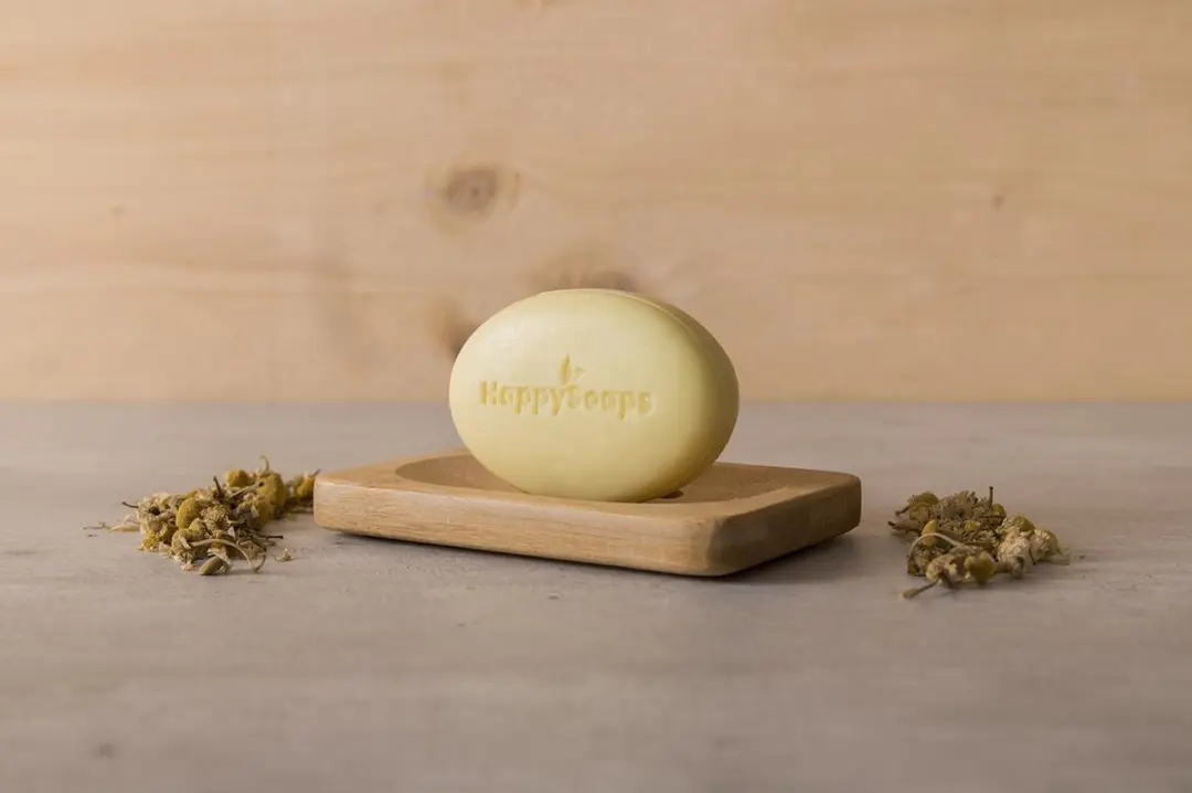 HappySoaps Gezichtsreiniger Bar & Make-up Remover 70g - Kamille