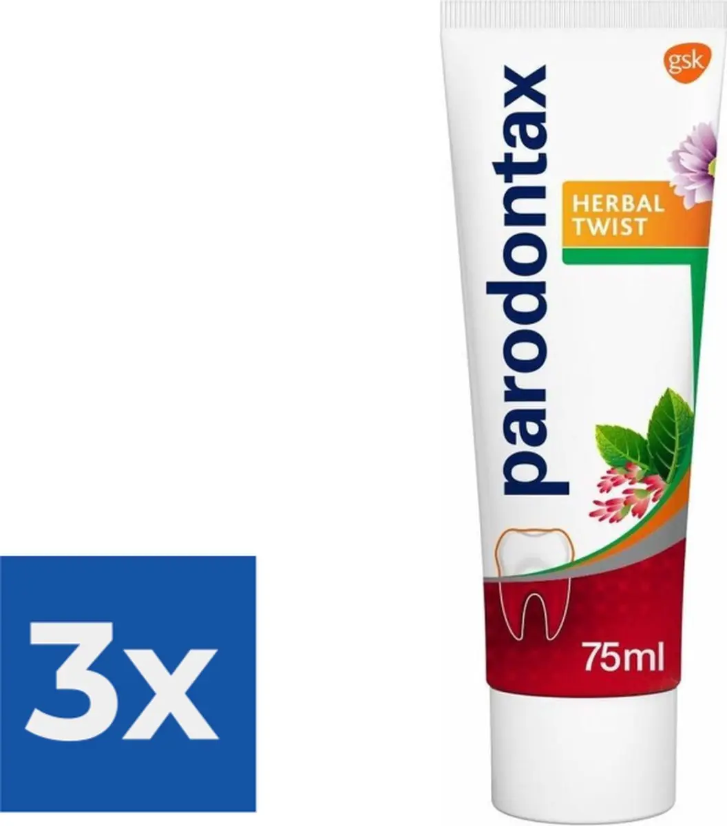 Parodontax Herbal Twist Tandpasta 75ml