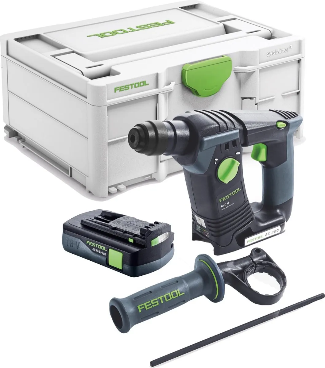 Festool BHC 18-Basic Accuboormachine 18V SDS-Plus - 1x 3,0Ah Accu