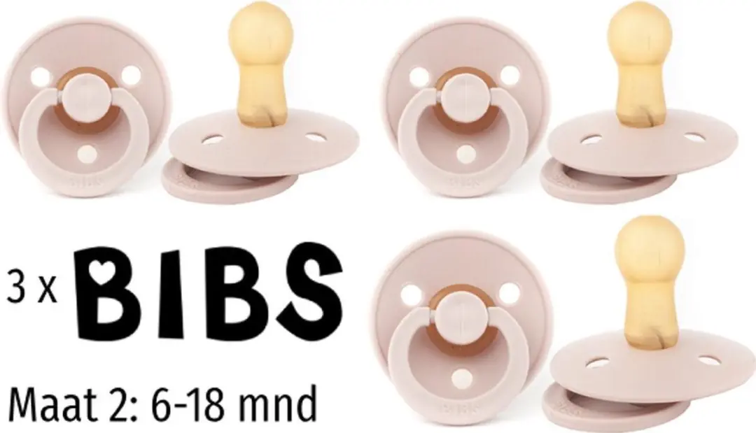 BIBS Fopspeen T2 6-18 maanden