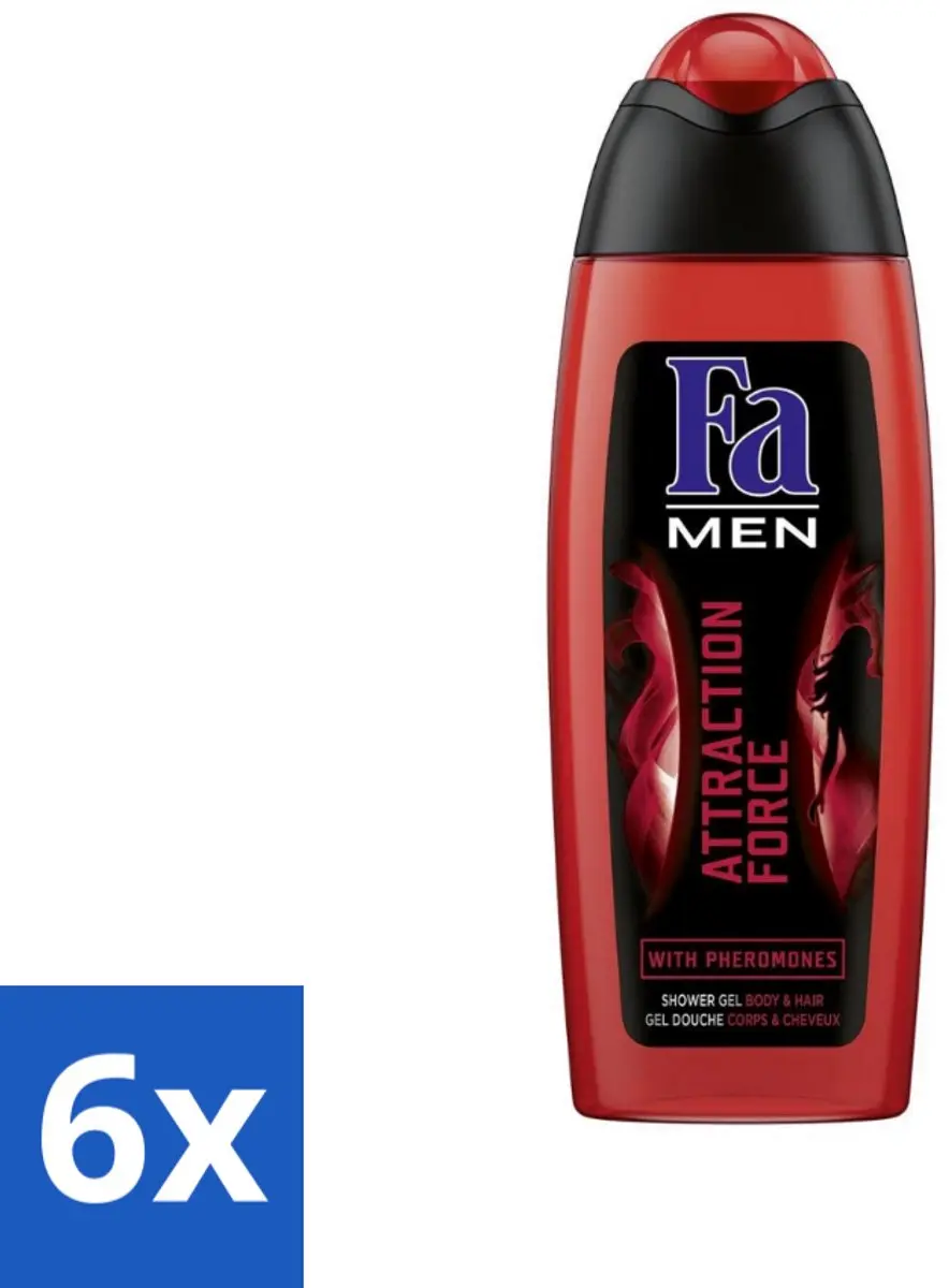 Fa Attraction Force Douchegel Mannen Bergamot & Limoen 1500ml