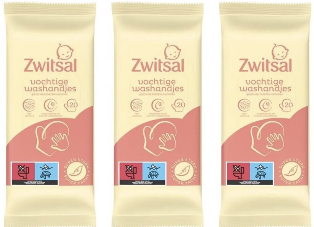 Zwitsal Goedemorgen Vochtige Washandjes