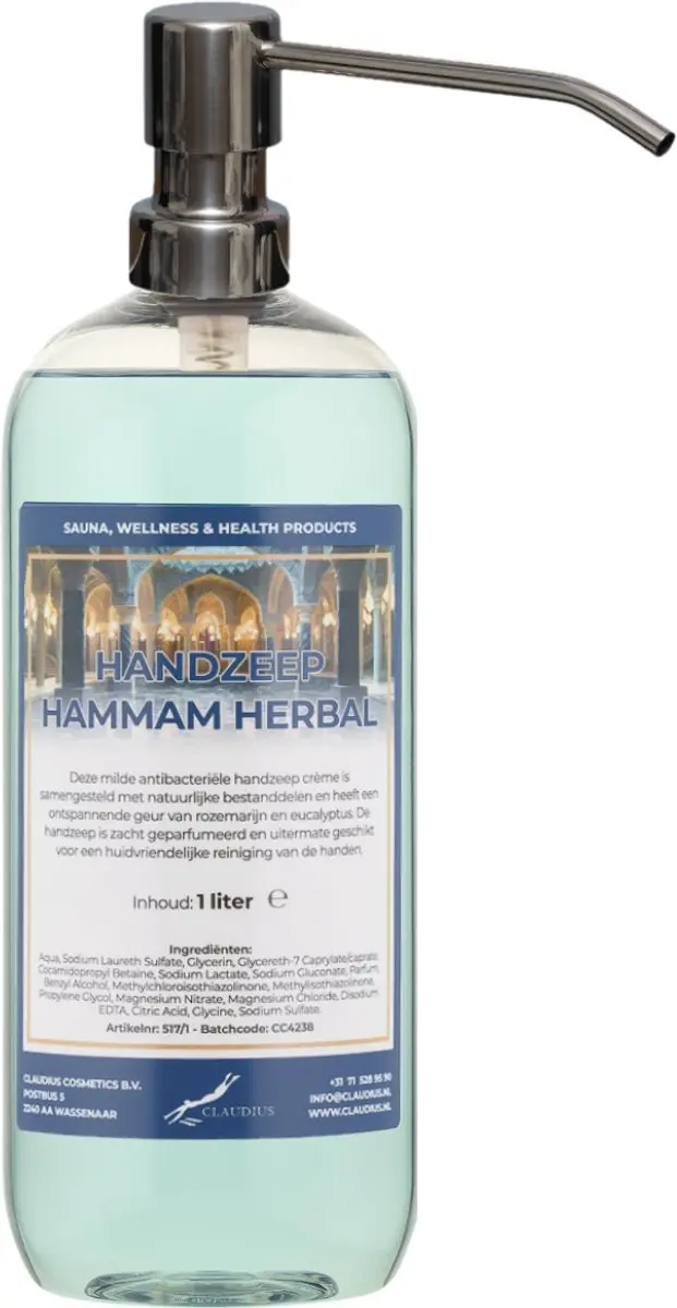 Splashbox Cosmetics Hammam Herbal Handzeep 1L