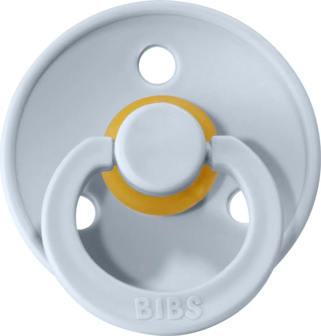 BIBS Fopspeen Rond 0-6 Mnd - Babyblauw