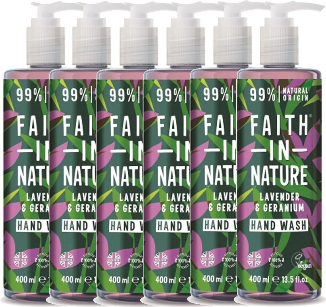 Faith In Nature Hand Wash Lavendel & Geranium