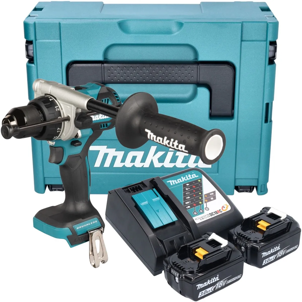 Makita DHP492RFJ Accu-klopboormachine 18V 141Nm