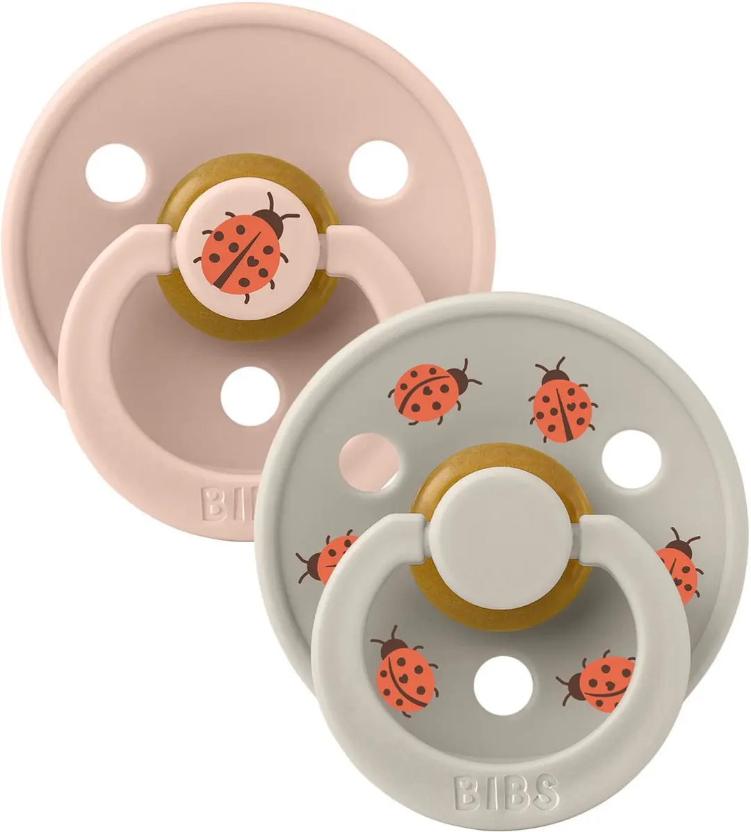 BIBS Colour Studio Speen - 2 Stuks - Maat 1 - Blush/Sand