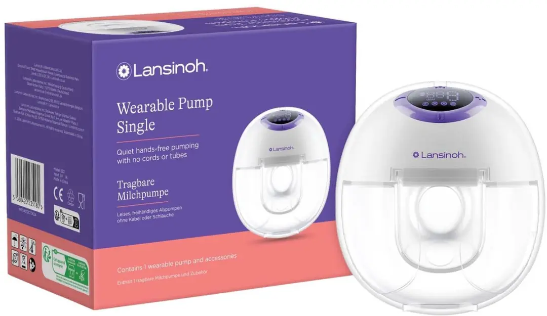 Lansinoh Hands-Free Elektrische Borstkolf - Wit