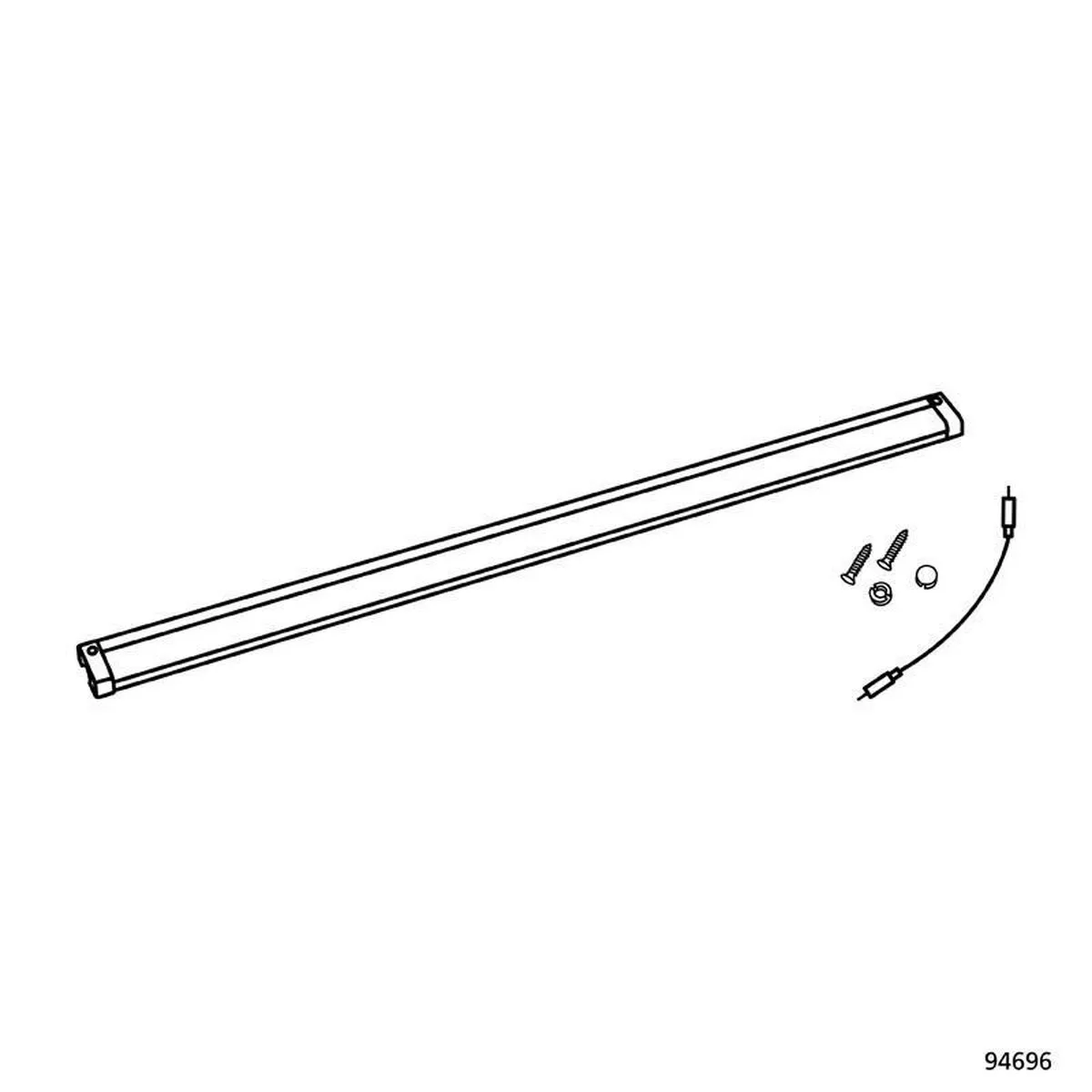 Eglo Vendres LED-Strip Uitbreiding 500mm - Grijs - afbeelding 6 van 6