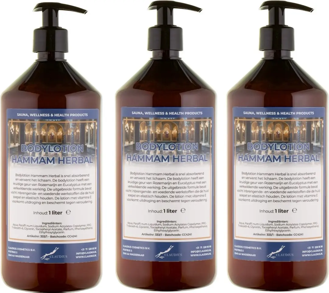 Splashbox Cosmetics Hammam Herbal Bodylotion 1L