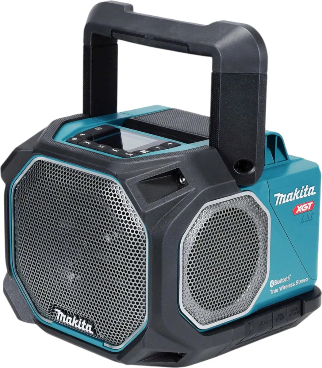 Makita MR014GZ XGT Accu Bluetooth Speaker 20W - Blauw/Zwart