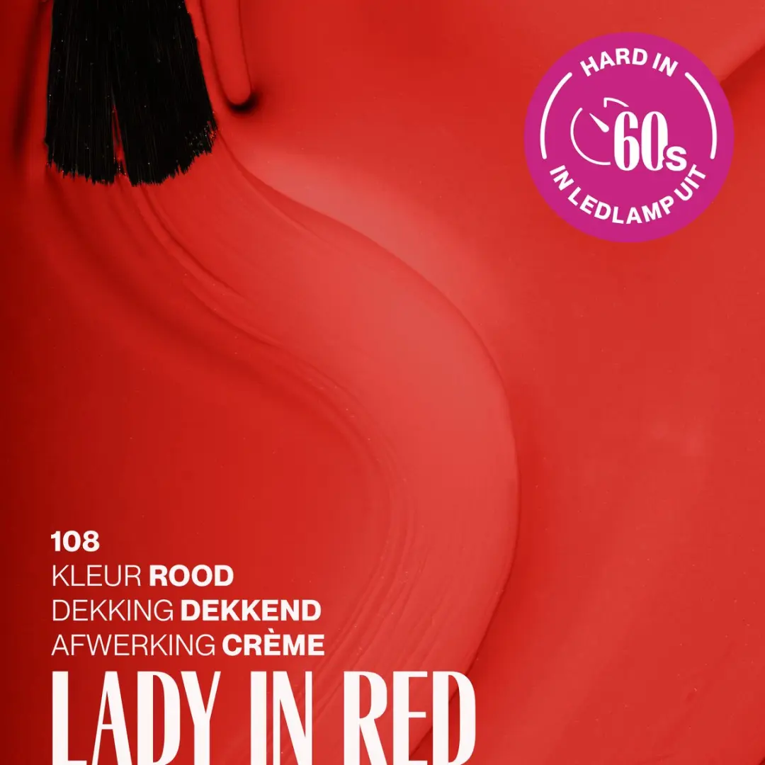 Pink Gellac Lady in Red 108 Gellak 15ml