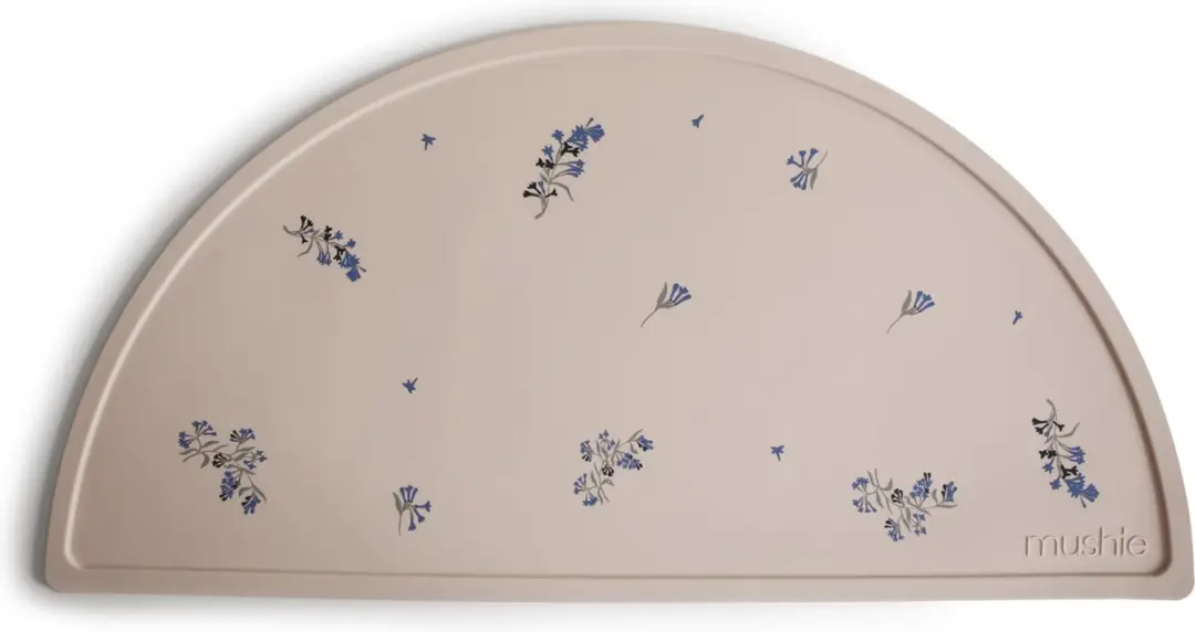 Mushie Siliconen Placemats Lilac Flowers