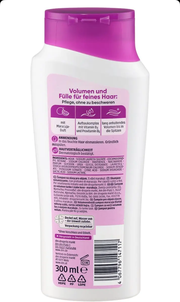 Balea Volume Shampoo 3x300ml