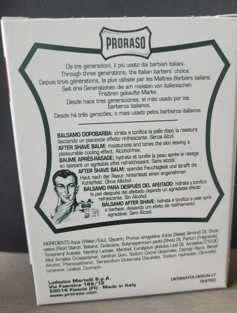 Proraso White Aftershave Balsem 100ml