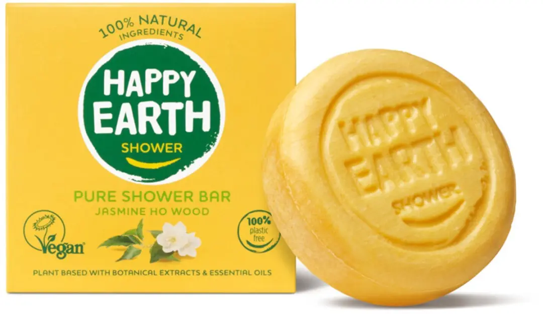 Happy Earth Shower Bar Jasmine Ho Wood