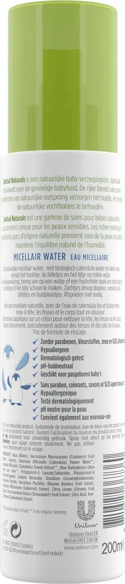 Zwitsal Naturals Micellair Water 200ml