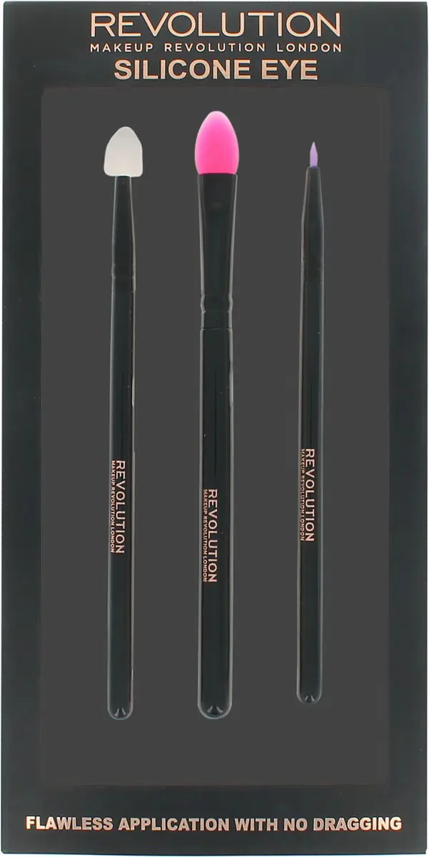 Makeup Revolution Silicone Oogborstel Set