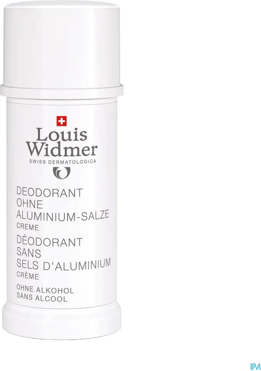 Louis Widmer Deo Crème Zonder Aluminium 40ml - 40 Stuks