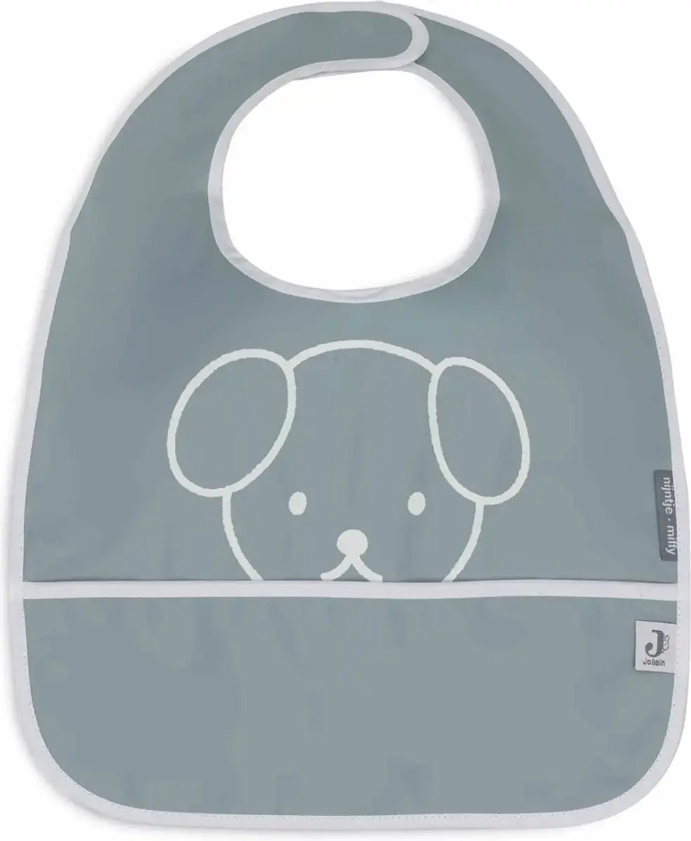 Jollein x Nijntje Baby Slab Waterproof Miffy Peekaboo Sea Green - 2 Stuks