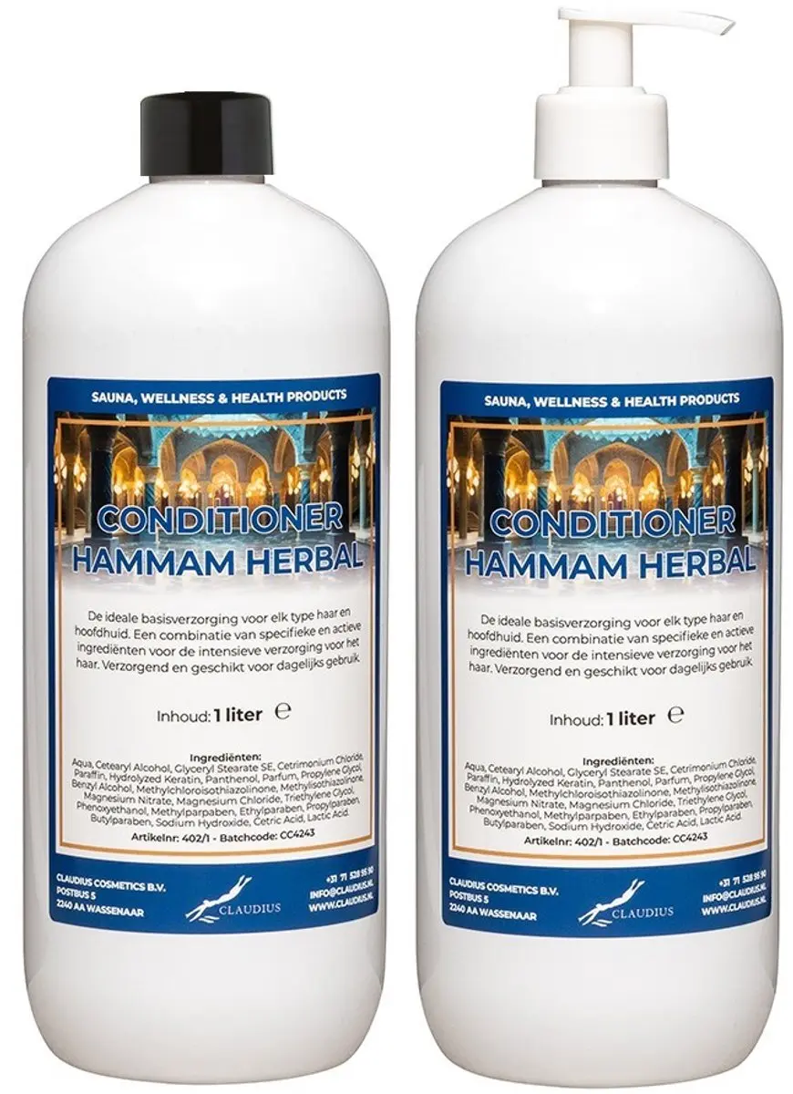 Splashbox Cosmetics Hammam Herbal Hairconditioner 1L