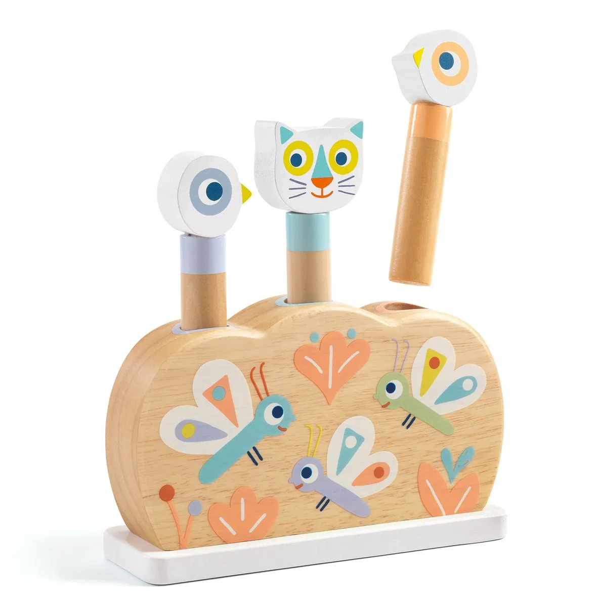 Djeco Baby Popi Houten Pop Up Puzzel