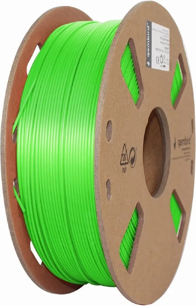 Gembird PLA+ Filament 1.75mm Groen 1kg