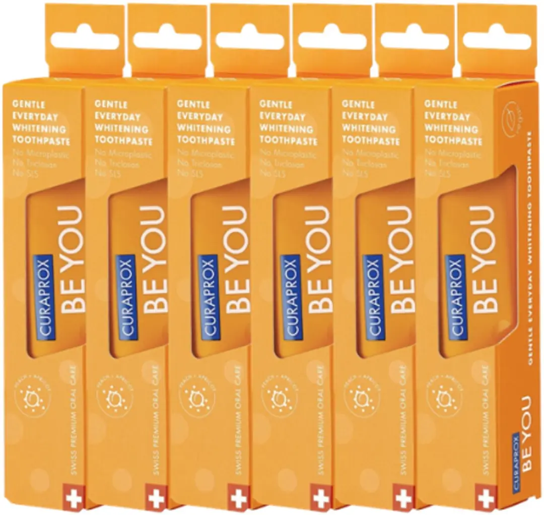 Curaprox Be You Tandpasta Pure Happiness - 6x60ml