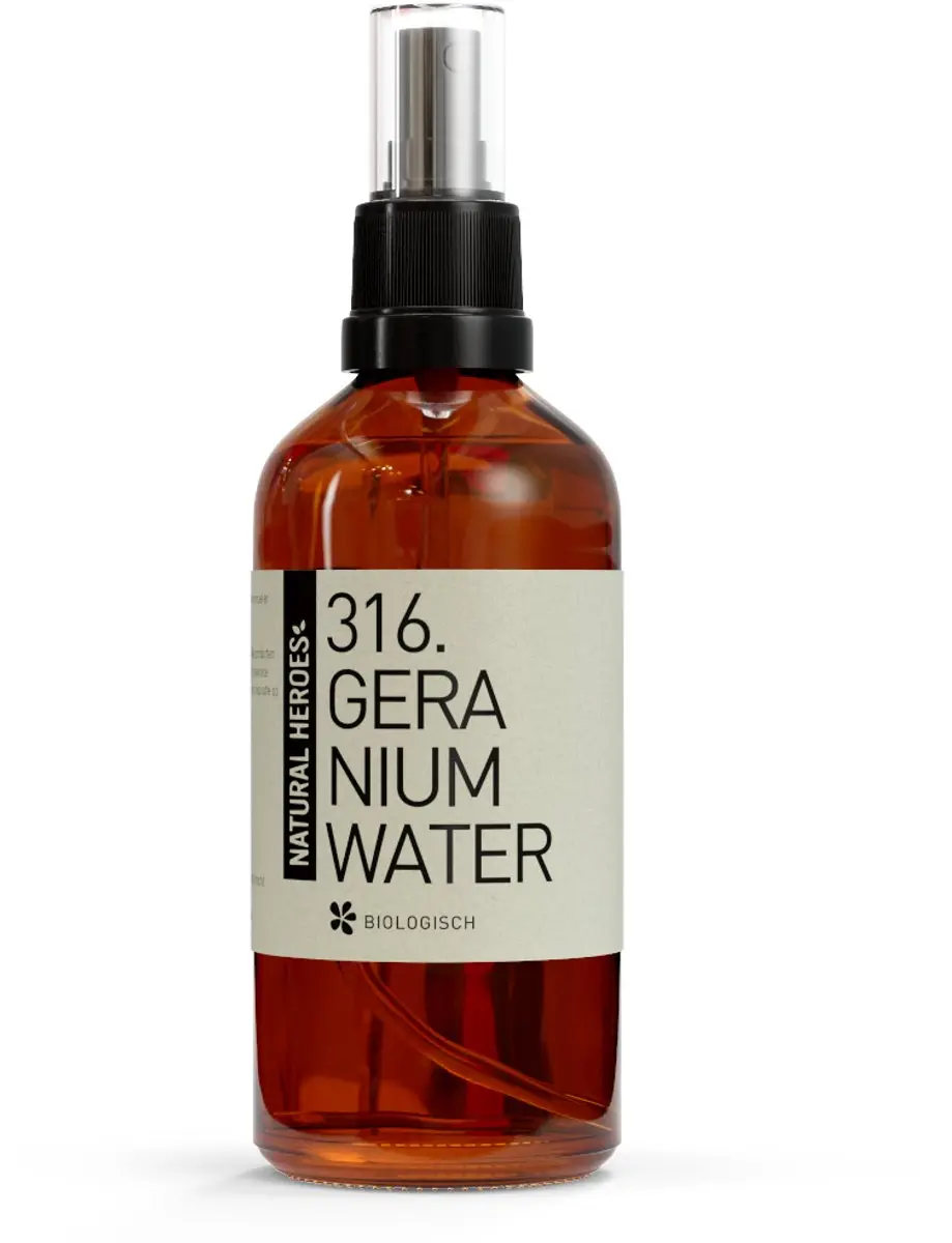 Natural Heroes Geraniumwater Biologisch Hydrosol 100ml