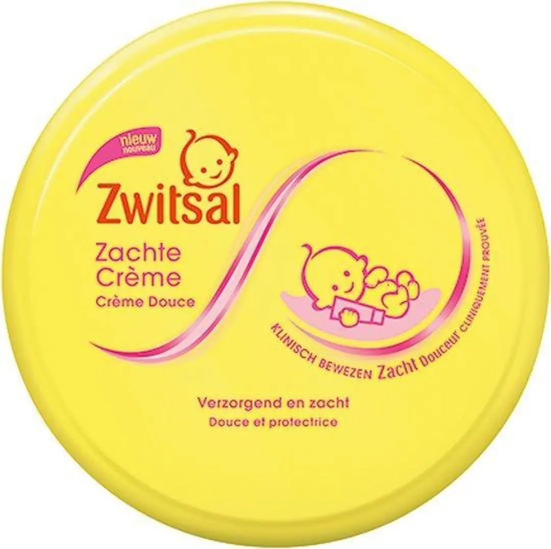 Zwitsal Creme Zacht Pot 200ml - 4 Stuks