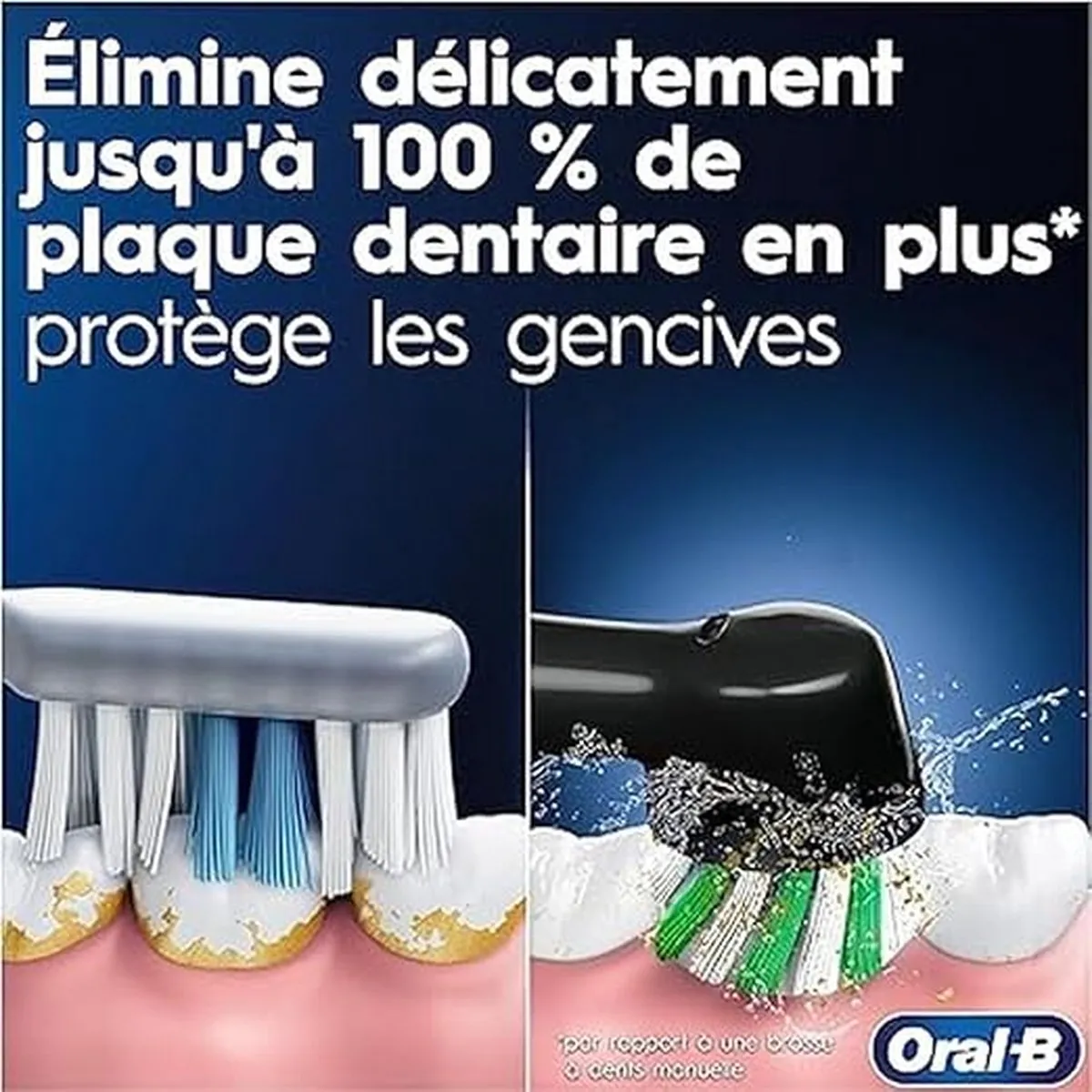 Oral-B Pro 1 Cross Action Elektrische Tandenborstel - Zwart - afbeelding 6 van 6