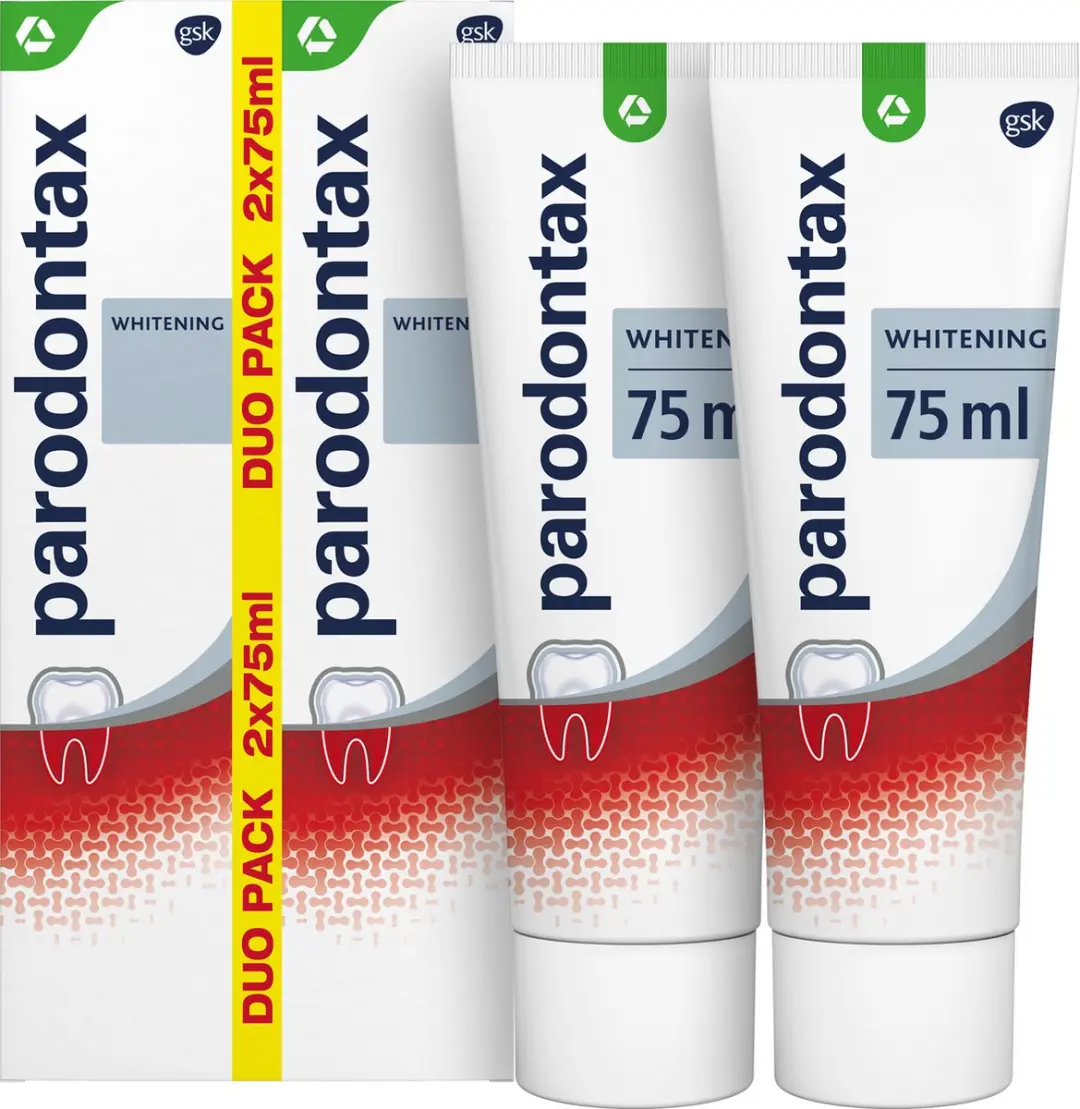 Parodontax Whitening Tandpasta 2x75ml