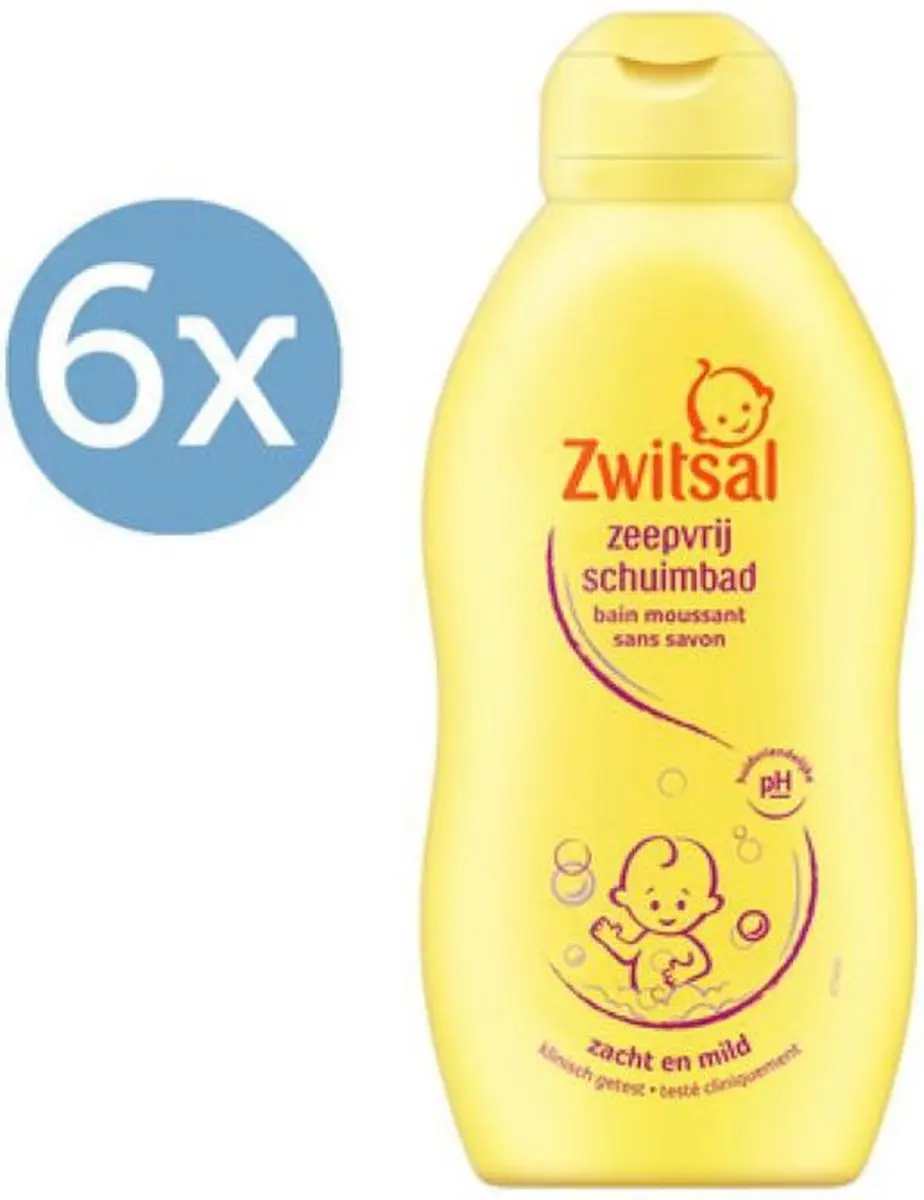 Zwitsal Schuimbad 200ml - 6 Stuks