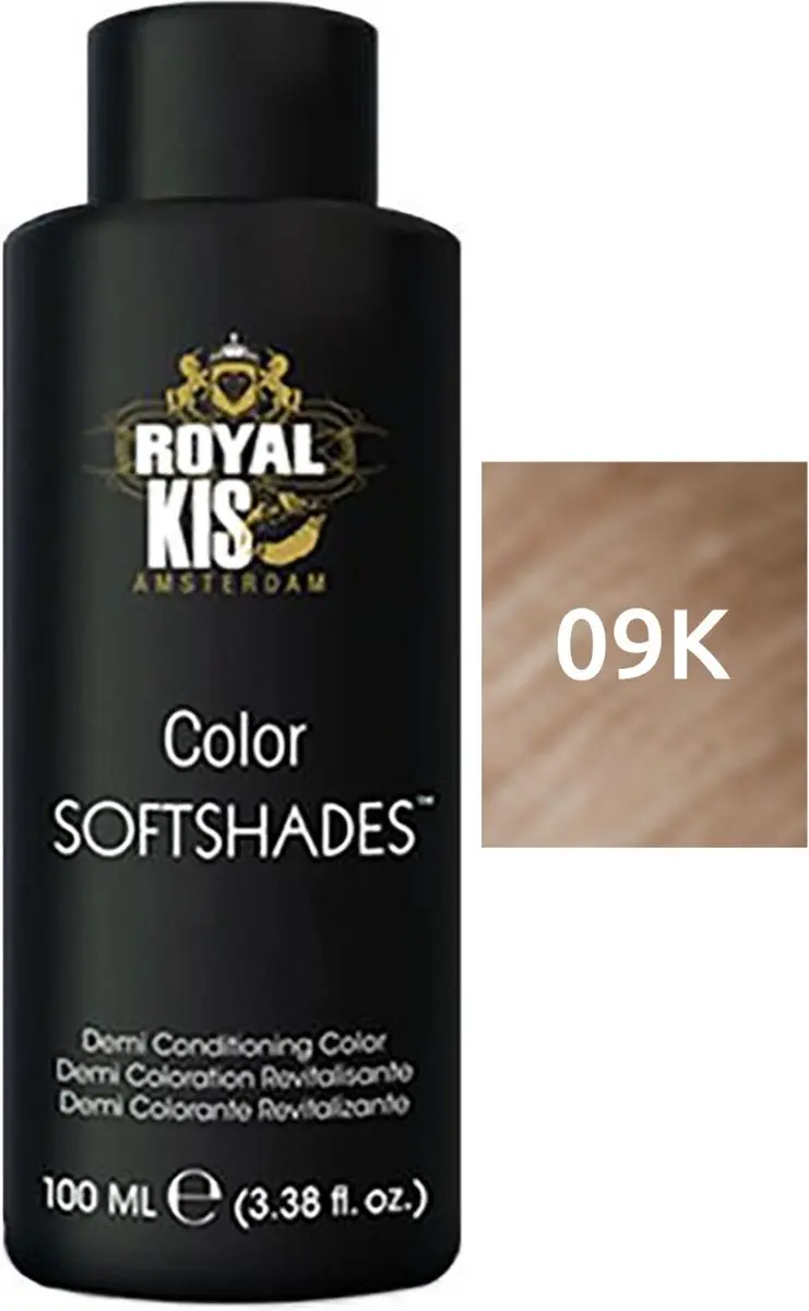 KIS Softshades 09K Kleurspoeling 150ml - Extra licht koper