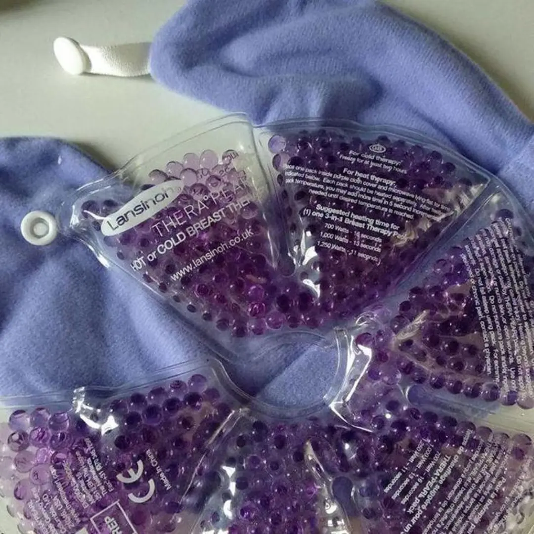 Lansinoh Warm/Koud Compressen Borst - 2 Stuks - Blauwe Pearl