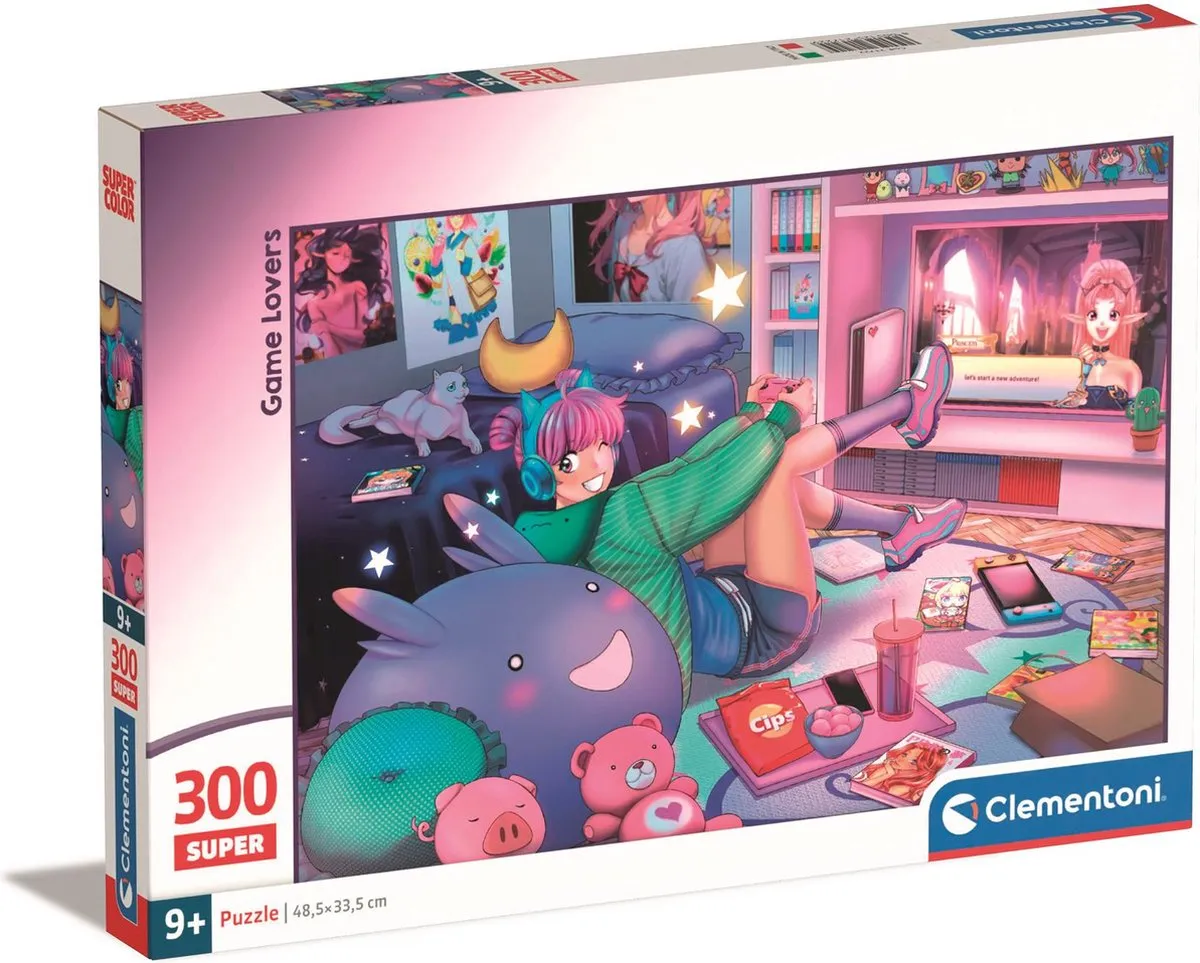 Clementoni Puzzel 300 Stukjes Game Lovers