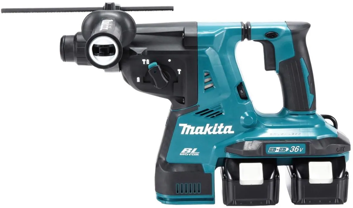 Makita DHR280PT2J Accu-combihamer - 2x 5,0 Ah - afbeelding 2 van 5