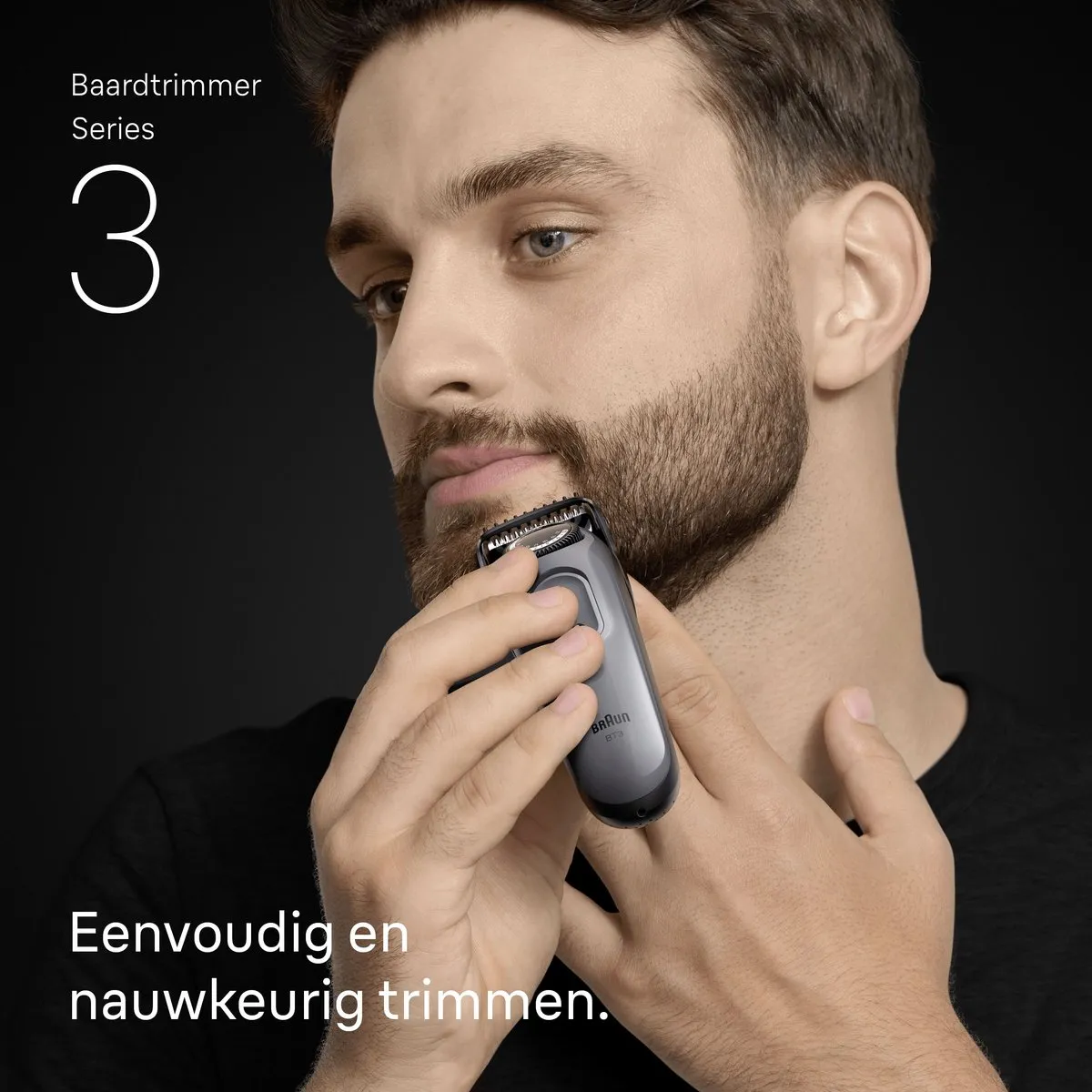 Braun Series 3 BT3560 Baardtrimmer - 40 Lengtes - Grijs