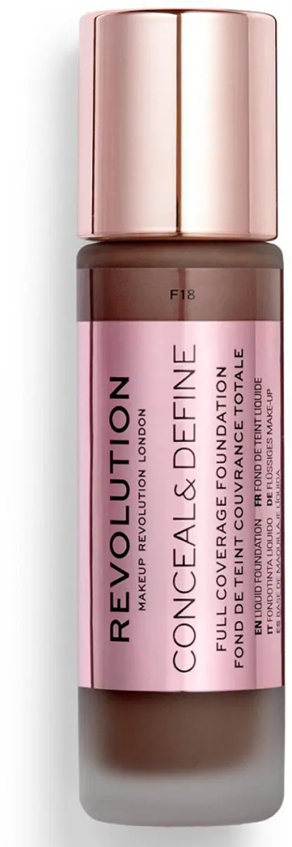 Makeup Revolution Conceal & Define Foundation F18 - 23ml