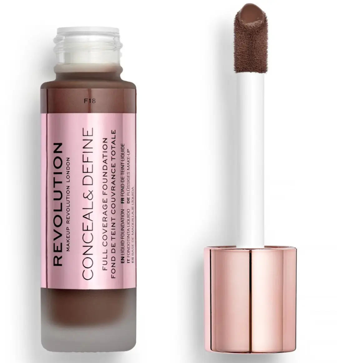 Makeup Revolution Conceal & Define Foundation F18 - 23ml