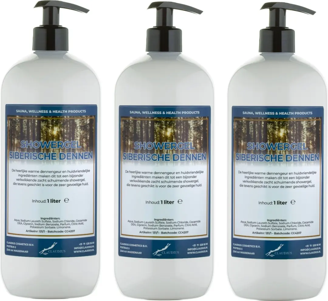 Splashbox Cosmetics Siberische Dennen Douchegel 1L