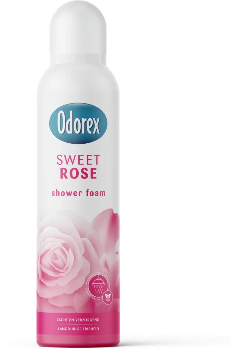 Odorex Showerfoam Sweet Rose - 6x200ml