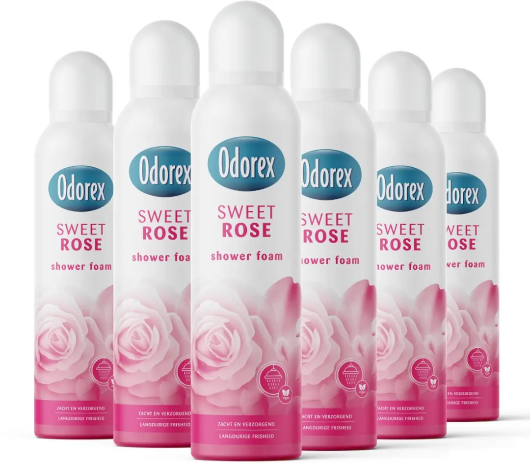 Odorex Showerfoam Sweet Rose
