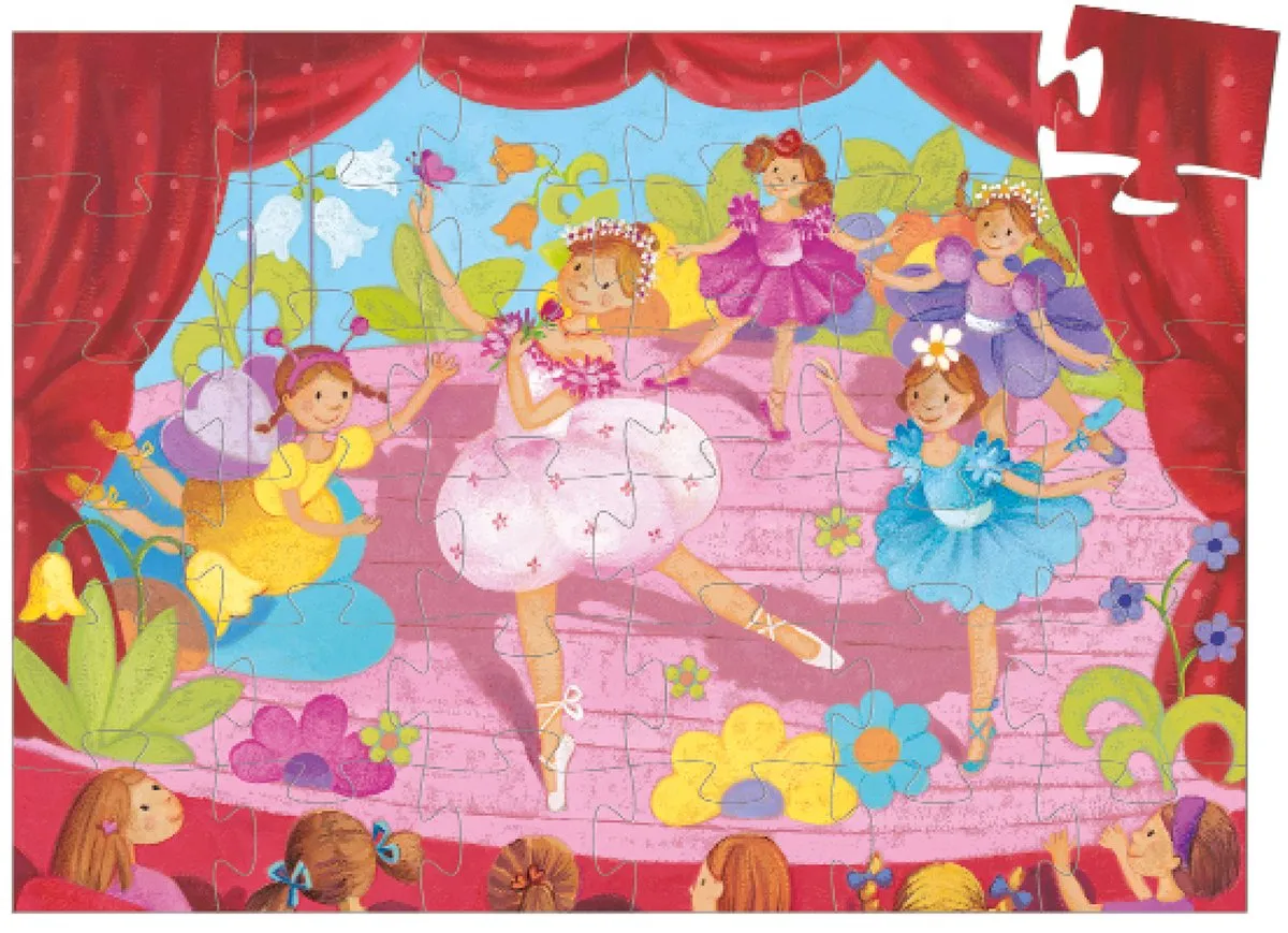 Djeco De Ballerina met de Bloem Puzzel