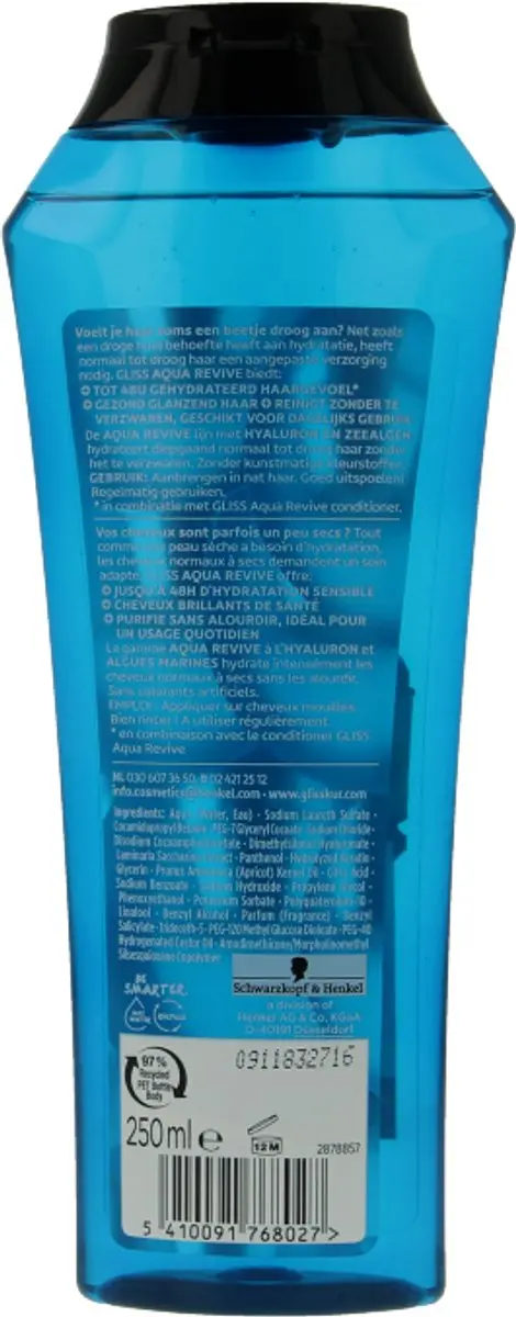 Gliss Aqua Revive Shampoo 250ml