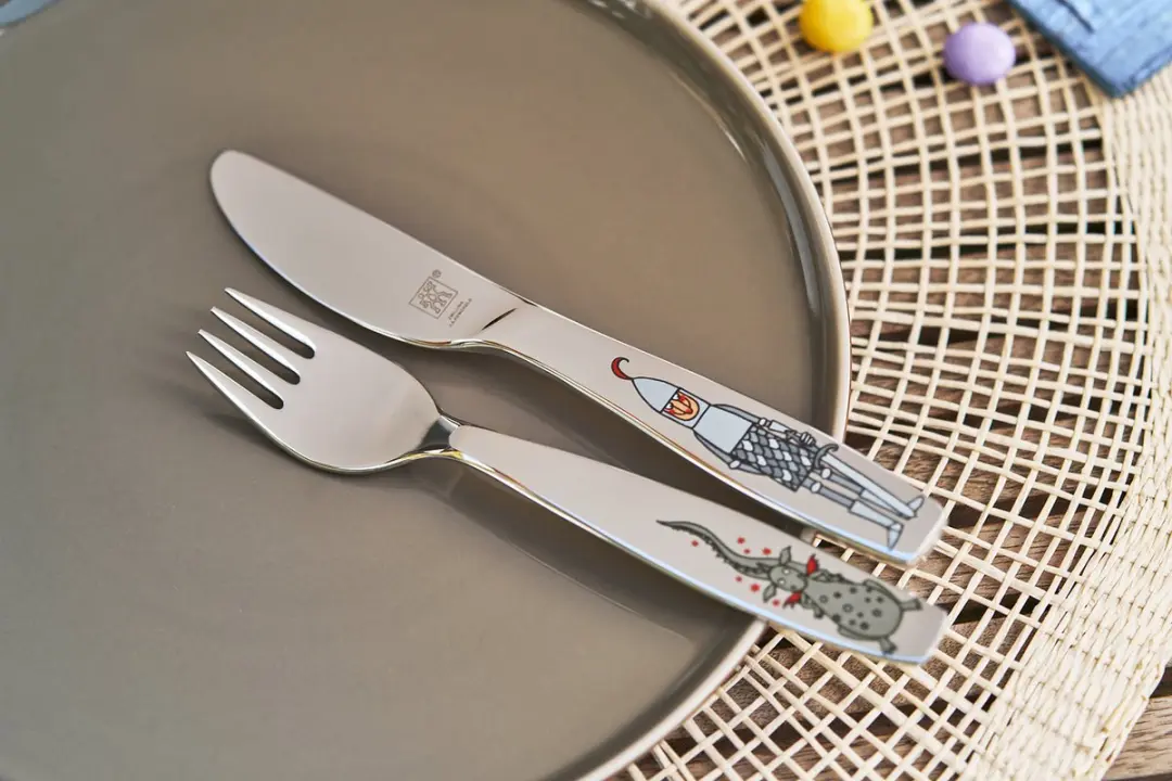 Zwilling Ridder Eckbert Kinderbestek 4-delig - Zilver