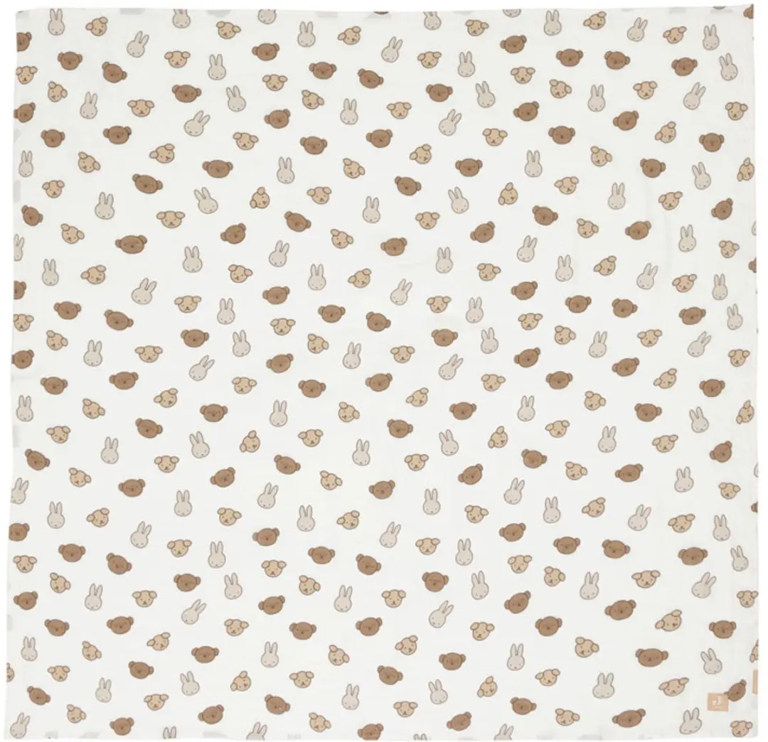 Jollein Hydrofiele Doek Large Miffy and Friends - 2 Stuks - afbeelding 6 van 6